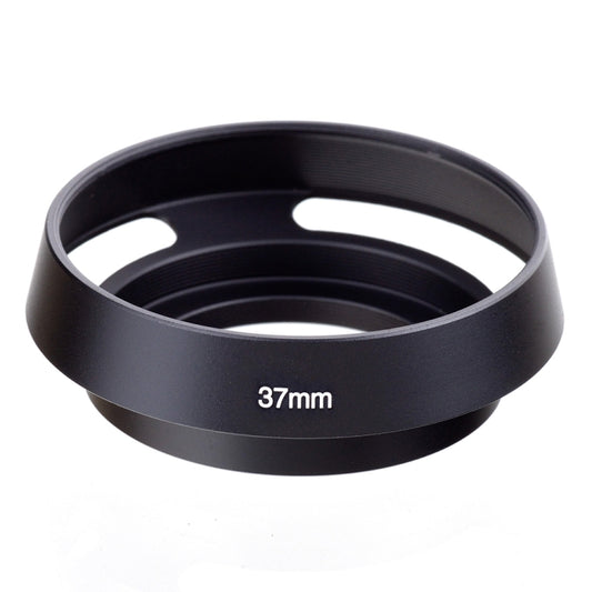 37mm Metal Vented Lens Hood for Leica(Black) - Camera Accessories by buy2fix | Online Shopping UK | buy2fix
