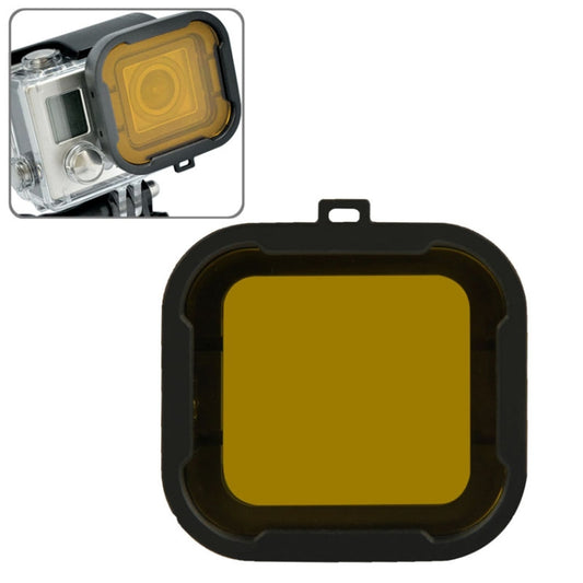 Polar Pro Aqua Cube Snap-on Dive Housing Filter for GoPro HERO4 /3+(Yellow) - DJI & GoPro Accessories by buy2fix | Online Shopping UK | buy2fix