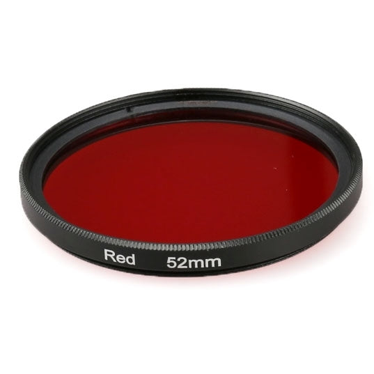 52mm Round Circle Color UV Lens Filter for GoPro HERO 4 / 3+(Red) - DJI & GoPro Accessories by buy2fix | Online Shopping UK | buy2fix