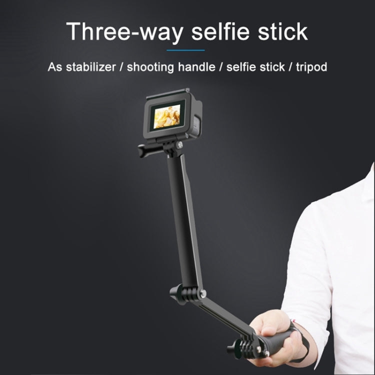 3-Way Monopod + Tripod + Grip Super Portable Magic Mount Selfie Stick for GoPro HERO11 Black/HERO9 Black / HERO8 Black / HERO7 /6 /5 /5 Session /4 Session /4 /3+ /3 /2 /1, Insta360 ONE R, DJI Osmo Act ...  Other Action Camera, Length of Extension: 20-62cm - DJI & GoPro Accessories by buy2fix | Online Shopping UK | buy2fix