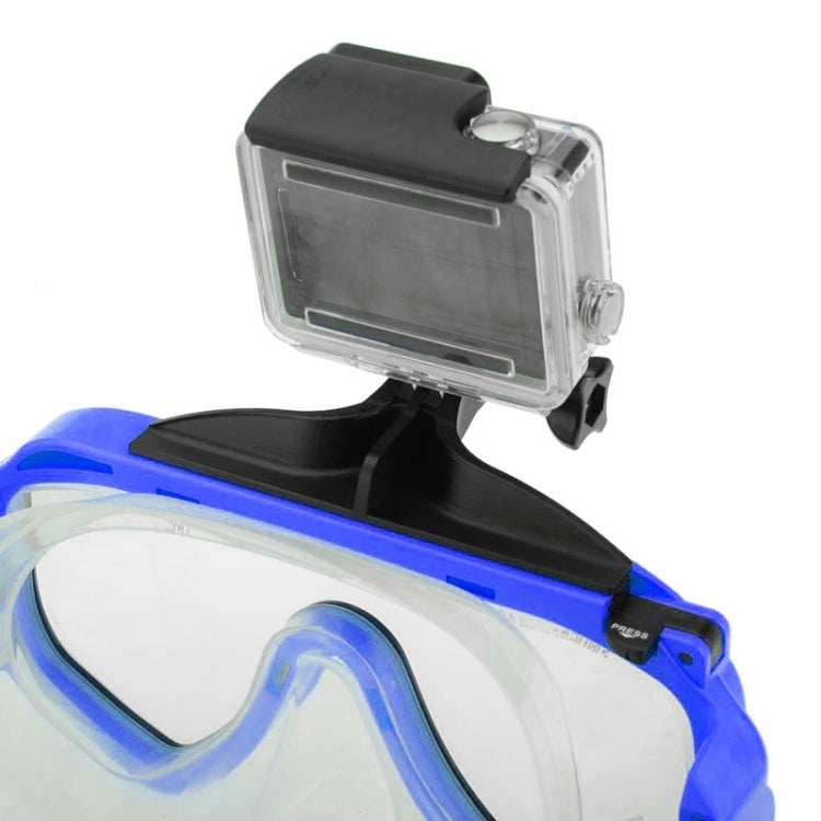 Water Sports Diving Equipment Diving Mask Swimming Glasses with Mount for GoPro Hero11 Black / HERO10 Black / HERO9 Black /HERO8 / HERO7 /6 /5 /5 Session /4 Session /4 /3+ /3 /2 /1, Insta360 ONE R, DJI Osmo Action and Other Action Cameras(Blue) - DJI & GoPro Accessories by buy2fix | Online Shopping UK | buy2fix