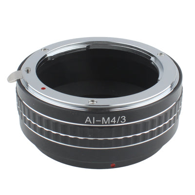 AI-M4/3 Lens Mount Stepping Ring(Black) - Camera Accessories by buy2fix | Online Shopping UK | buy2fix