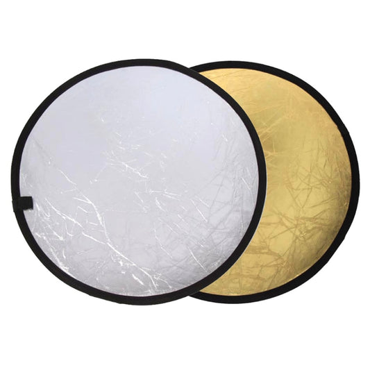 2 in 1 (Gold / Silver) Folding Reflector Board (60cm) - Camera Accessories by buy2fix | Online Shopping UK | buy2fix