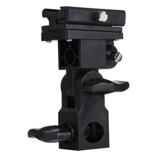 B Type Flash Light Stand Bracket(Black) - Camera Accessories by buy2fix | Online Shopping UK | buy2fix