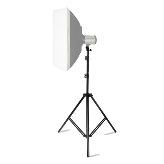 68cm-200cm Height Professional Photography Aluminum Lighting Stand for Studio Flash Light(Black) - Camera Accessories by buy2fix | Online Shopping UK | buy2fix