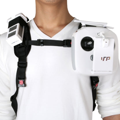 Shoulder Backpack Carry Case Multipurpose Bag Neck Strap Belt for Dji Phantom 3 / 2 / 1 / Vision+, Carry Available for Quadcopter, Remote Controller, Battery, Propellers(Black) - DJI & GoPro Accessories by buy2fix | Online Shopping UK | buy2fix
