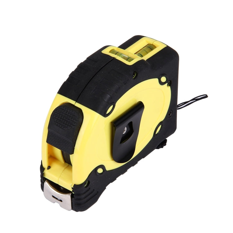 Laser Level with Tape Measure Pro (25 feet) & Belt Clip / Can be Attached to Tripod(Yellow) - Consumer Electronics by buy2fix | Online Shopping UK | buy2fix