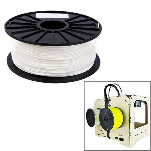 PLA 1.75 mm 3D Printer Filaments(White) - Consumer Electronics by buy2fix | Online Shopping UK | buy2fix