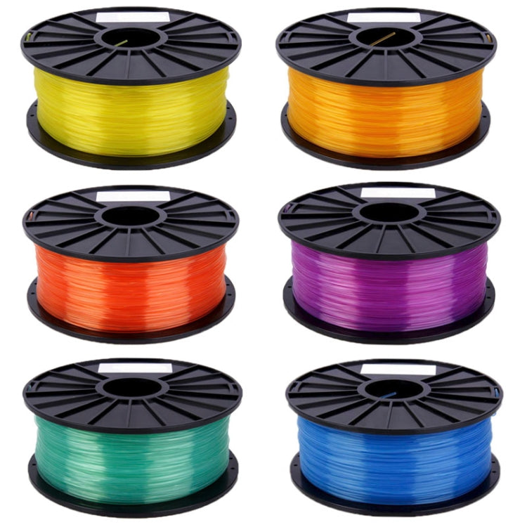 PLA 1.75 mm Transparent 3D Printer Filaments(Yellow) - Consumer Electronics by buy2fix | Online Shopping UK | buy2fix