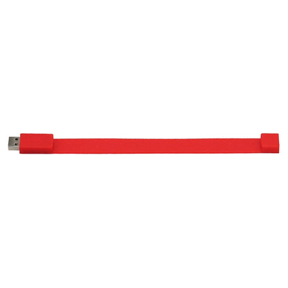 4GB Silicon Bracelets USB 2.0 Flash Disk(Red) -  by buy2fix | Online Shopping UK | buy2fix