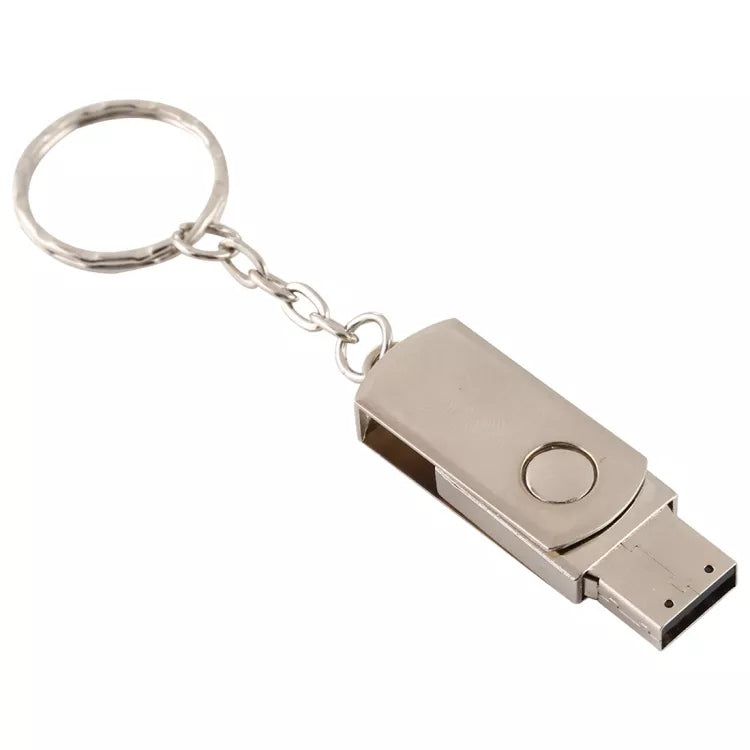 Metal Series Mini USB 2.0 Flash Disk with Keychain (8GB) - USB Flash Drives by buy2fix | Online Shopping UK | buy2fix