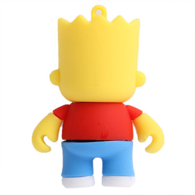 The Simpsons Bart  Shape Silicone USB2.0 Flash disk, Special for All Kinds of Festival Day Gifts (4GB) - USB Flash Drives by buy2fix | Online Shopping UK | buy2fix