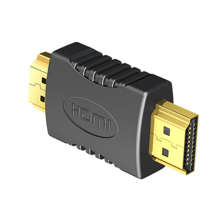 Gold Plated HDMI 19 Pin Male to HDMI 19 Pin Male Adapter, Support Full HD 1080P(Black) - Adapter by buy2fix | Online Shopping UK | buy2fix