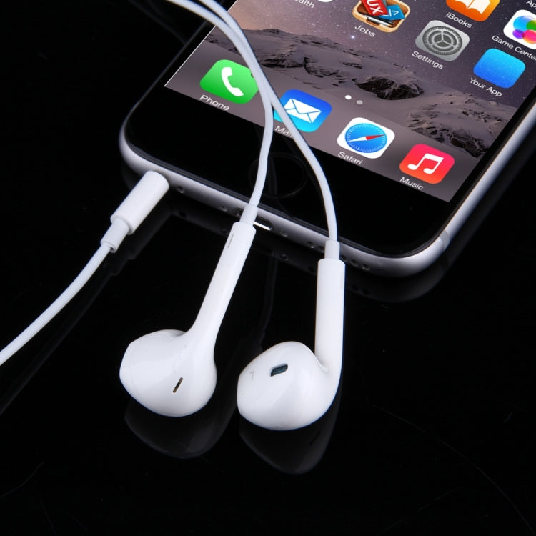 3.5mm Earphones with Wired Control and Mic for Android Phones / PC / MP3 Player / Laptops(White) - Apple Accessories by buy2fix | Online Shopping UK | buy2fix