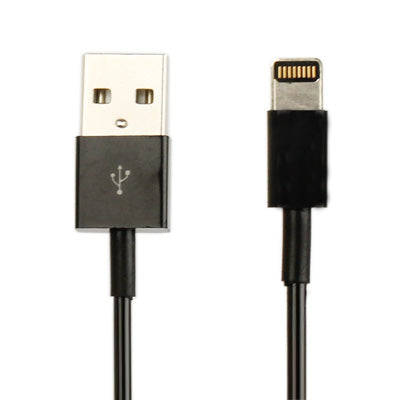 USB Sync Data / Charging Coiled Cable for iPhone, iPad(Black) - Apple Accessories by buy2fix | Online Shopping UK | buy2fix