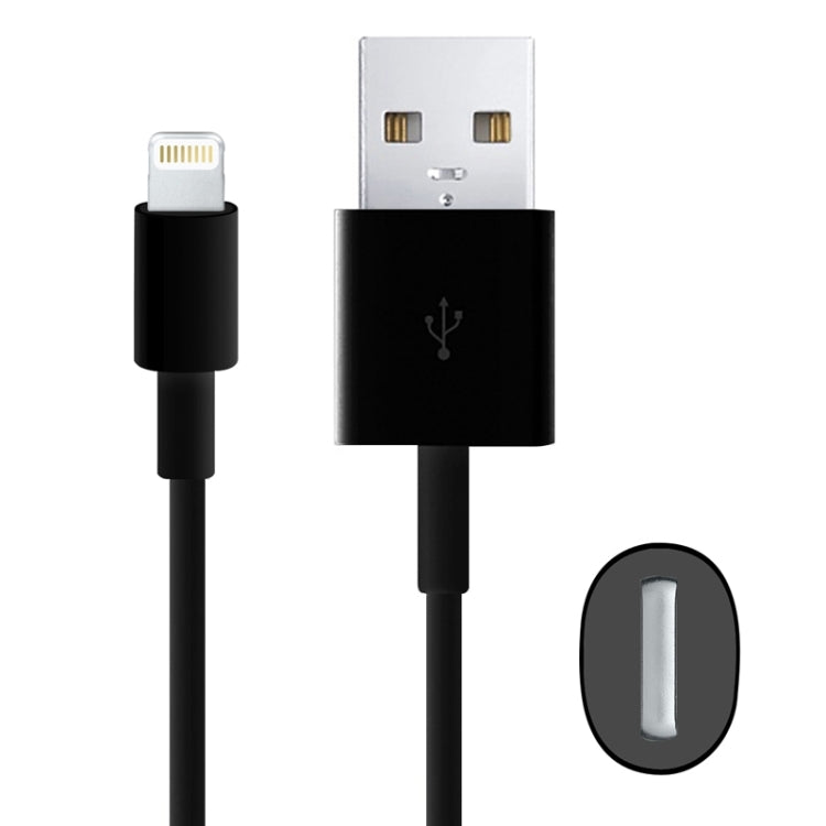 2m Super Quality Multiple Strands TPE Material USB Sync Data Charging Cable For iPhone, iPad, Compatible with up to iOS 15.5(Black) - Normal Style Cable by buy2fix | Online Shopping UK | buy2fix