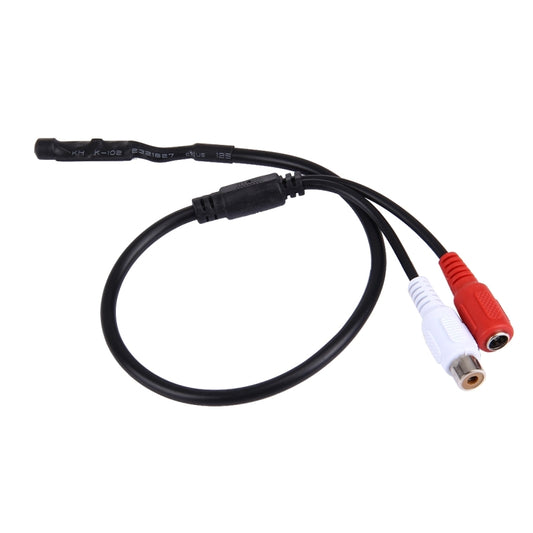 Monitor the Audio Pickup Head with a Line (CS-06) - Security by buy2fix | Online Shopping UK | buy2fix