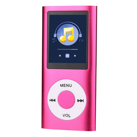 1.8 inch TFT Screen Metal MP4 Player with TF Card Slot, Support Recorder, FM Radio, E-Book and Calendar(Magenta) - Consumer Electronics by buy2fix | Online Shopping UK | buy2fix