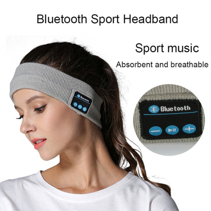 My-Call Bluetooth V5.0 Headsfree Sport Headband Music Headwear for iPhone 6 & 6s / iPhone 5 & 5S / iPhone 4 & 4S and Other Bluetooth Devices(Grey) - Smart Wear by buy2fix | Online Shopping UK | buy2fix