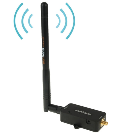 Sunhans SH24BTA-N 35dBm 2.4GHz 3W 11N/G/B WiFi Signal Booster WiFi Amplifier Wireless Repeater(Black) - Broadband Amplifiers by buy2fix | Online Shopping UK | buy2fix