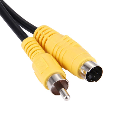 1.5m 4 Pin S-VIDEO TV to RCA AV Converter Adapter Cable - Cables by buy2fix | Online Shopping UK | buy2fix