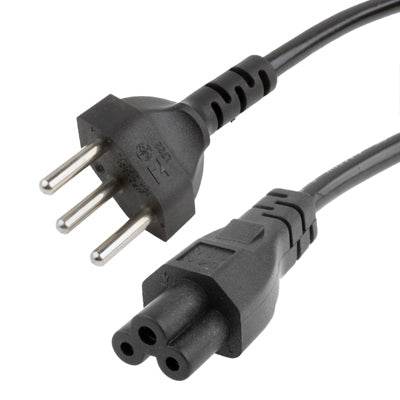 3 Prong Style Switzerland Notebook AC Power Cord, Length: 1.5m(Black) - Power Cord by buy2fix | Online Shopping UK | buy2fix