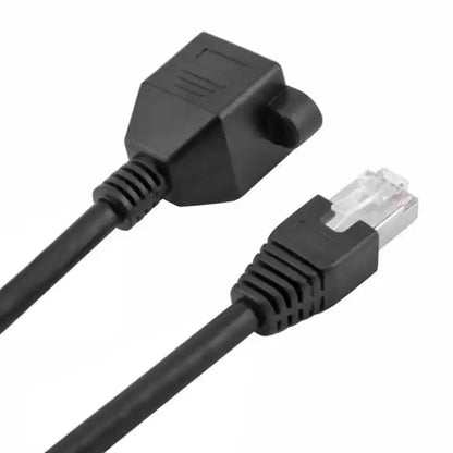 RJ45 Female to Male Cat Network Extension Cable, Length: 1.5m(Black) -  by buy2fix | Online Shopping UK | buy2fix