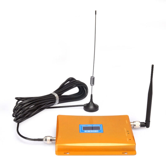 Mobile LED GSM 980MHz Signal Booster / Signal Repeater with Sucker Antenna(Gold) - Security by buy2fix | Online Shopping UK | buy2fix