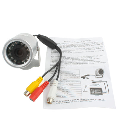 1/3 CMOS Color 380TVL Mini Waterproof Camera(Silver) - Security by buy2fix | Online Shopping UK | buy2fix