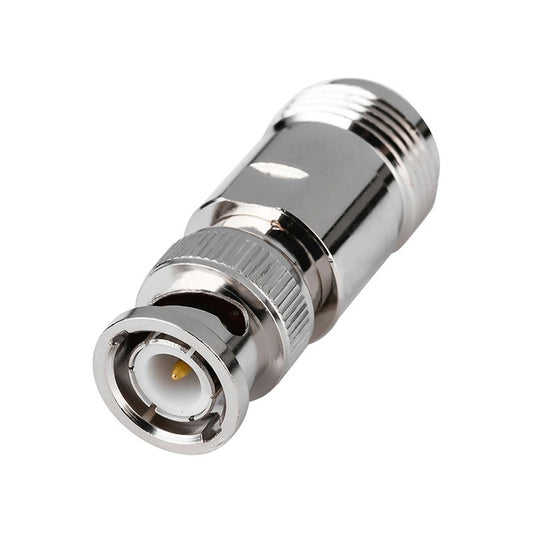 Nickel Plated UG-255/U BNC Plug To UHF Jack Connector - Security by buy2fix | Online Shopping UK | buy2fix