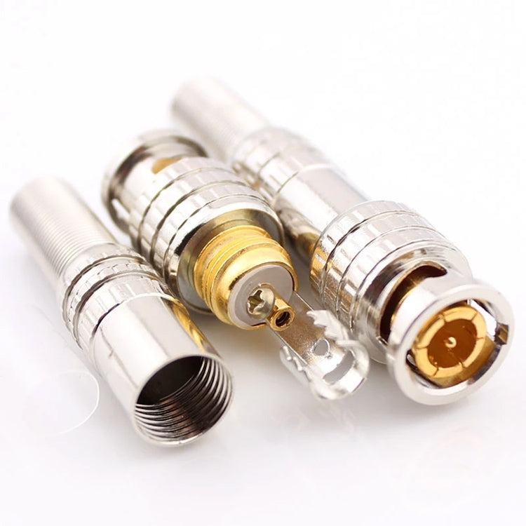 5 PCS Copper-free Solder Male to Female BNC Connector - Security by buy2fix | Online Shopping UK | buy2fix