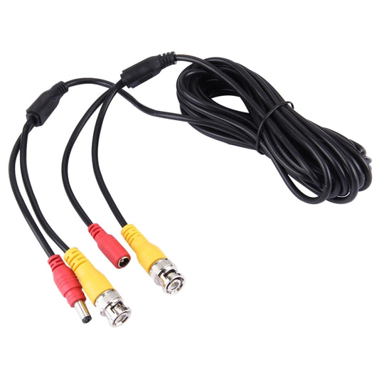 CCTV Cable, Video Power Cable, RG59 Coaxial Cable, Length: 5m(Black) - Security by buy2fix | Online Shopping UK | buy2fix