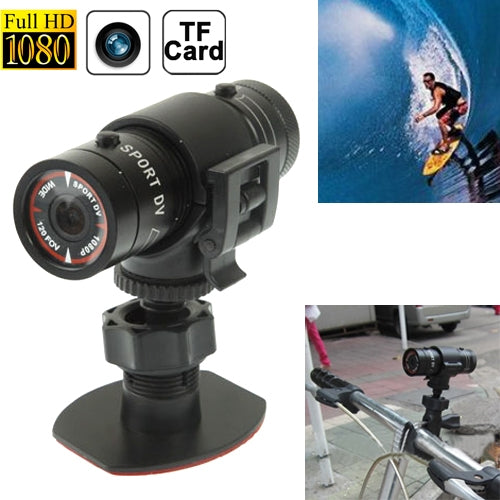 F9 Full HD 1080P Action Helmet Camera / Sports Camera / Bicycle Camera, Support TF Card, 120 Degree Wide Angle Lens - DJI & GoPro Accessories by buy2fix | Online Shopping UK | buy2fix