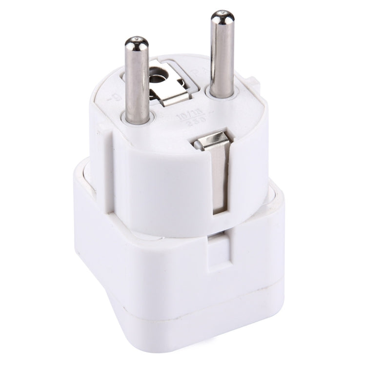 WD-9 Plug Adapter, Travel Power Adaptor with Europe Socket Plug(White) - Consumer Electronics by buy2fix | Online Shopping UK | buy2fix