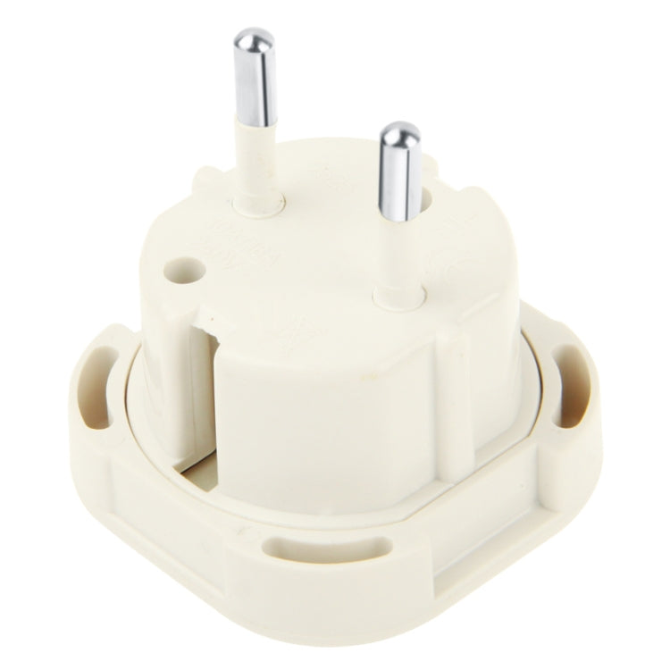 High Quality UK Plug to EU Plug AC Wall Universal Travel Power Socket Plug Adaptor(White) - Consumer Electronics by buy2fix | Online Shopping UK | buy2fix