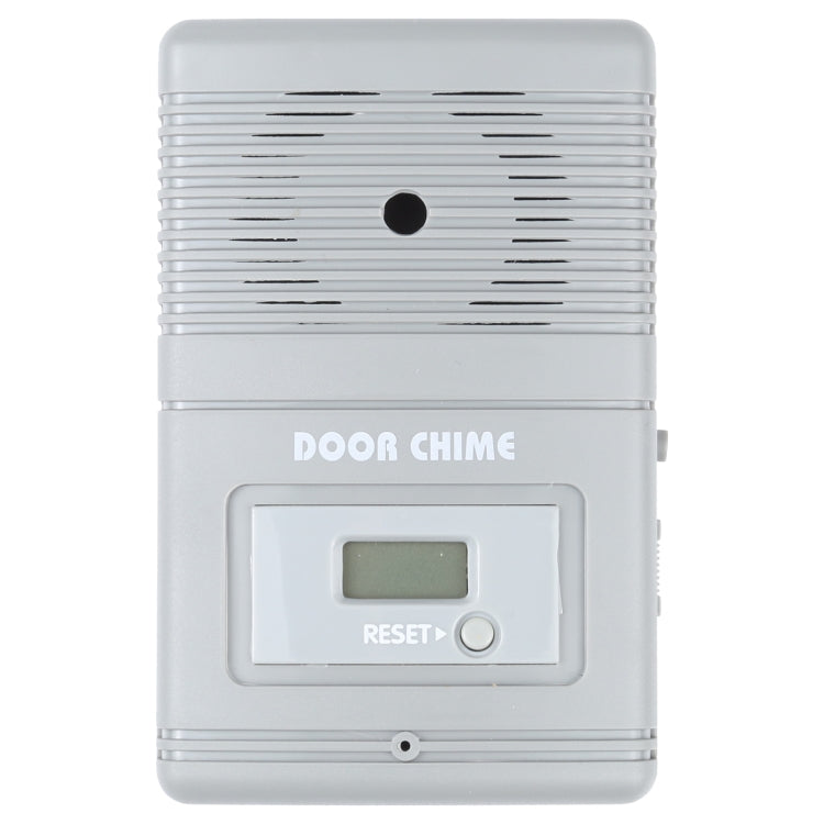 JX-371E Light Sensitive and Motion Activated Visitor Door Chime with 0.7 inch LCD Counter(Grey) - Security by buy2fix | Online Shopping UK | buy2fix