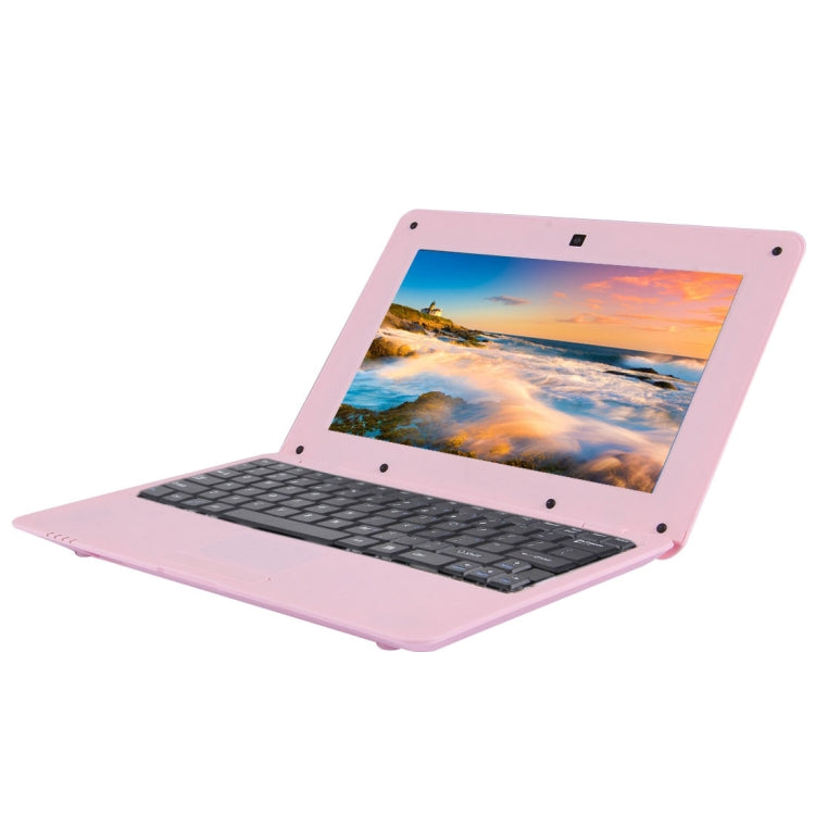 Netbook PC, 10.1 inch, 1GB+8GB, Android 6.0 Allwinner A33 Quad Core 1.5GHz, WiFi, USB, SD, RJ45(Pink) - Android OS by buy2fix | Online Shopping UK | buy2fix