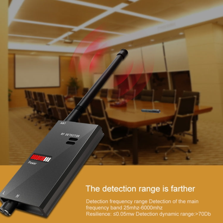 Mobile Phone Wireless Camera Wireless RF Detector Cell Phone Buster(Black) - Security by buy2fix | Online Shopping UK | buy2fix