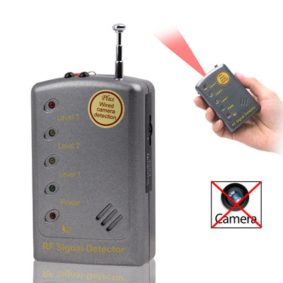 Superior Sensitivity RF Signal Detector / Digital Signals of Bluetooth / WLAN / Wi-Fi with Analog / Digital Select Switch (SH-055GRV)(Grey) - Security by buy2fix | Online Shopping UK | buy2fix