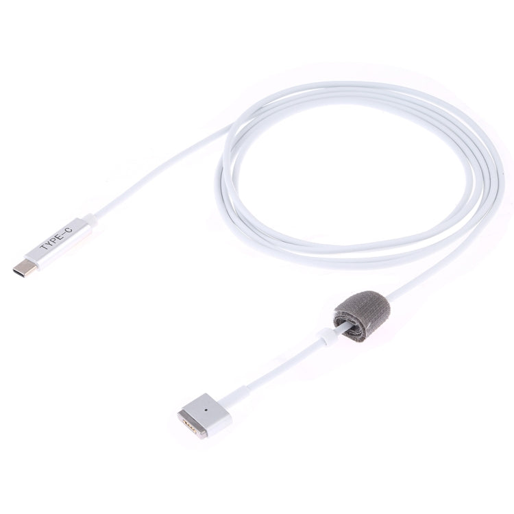 85W 5 Pin MagSafe 2 (T-Shaped) to USB-C / Type-C PD Charging Cable(White) - Apple Accessories by buy2fix | Online Shopping UK | buy2fix