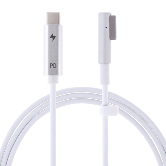 85W 5 Pin MagSafe 1 (L-Shaped) to USB-C / Type-C PD Charging Cable(White) - Apple Accessories by buy2fix | Online Shopping UK | buy2fix