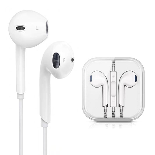 WK Y10 3.5mm Plug Wired Wire Control Earphone, Support Call & Wake Up Siri & Take Pictures, Cable Length: 1.2m(White) - In Ear Wired Earphone by WK | Online Shopping UK | buy2fix