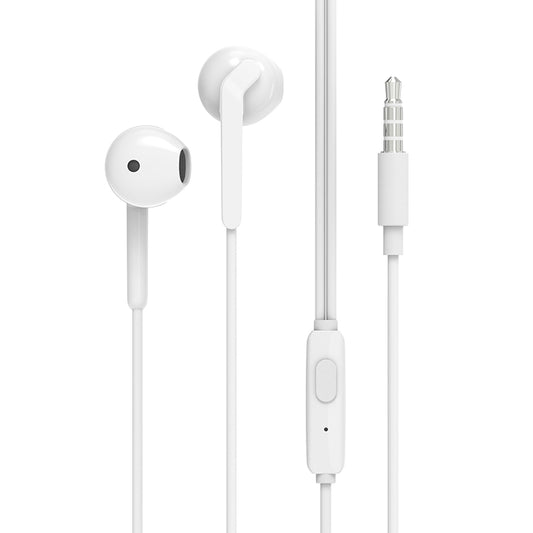 WK SHQ Series YA07 3.5mm Music Call Wired Earphone (White) - In Ear Wired Earphone by WK | Online Shopping UK | buy2fix