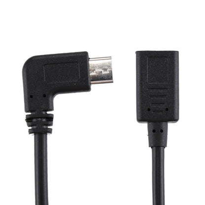 USB-C / Type-C Female to USB-C / Type-C Male Elbow Adapter Cable, Total Length: about 30cm - USB-C & Type-C Cable by buy2fix | Online Shopping UK | buy2fix