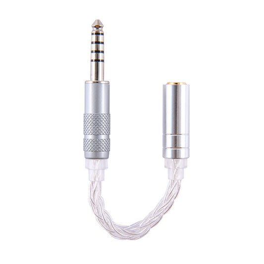 ZS0021 4.4mm Male to 2.5mm Female Balance Adapter Cable (Silver) - Headset Accessories by buy2fix | Online Shopping UK | buy2fix
