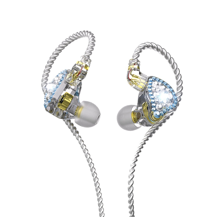CVJ Liuli 3.5mm In-ear Wired Headphones,Length 1.25m (Blue) - In Ear Wired Earphone by CVJ | Online Shopping UK | buy2fix