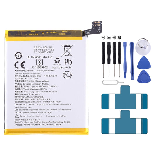 3610mAh BLP685 for OnePlus 6T Li-Polymer Battery - For OnePlus by buy2fix | Online Shopping UK | buy2fix