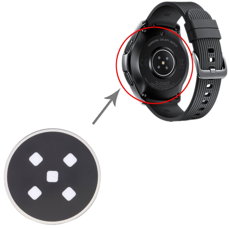 Back Glass Lens For Samsung Galaxy Watch SM-R800/R810 - Spare Parts by buy2fix | Online Shopping UK | buy2fix