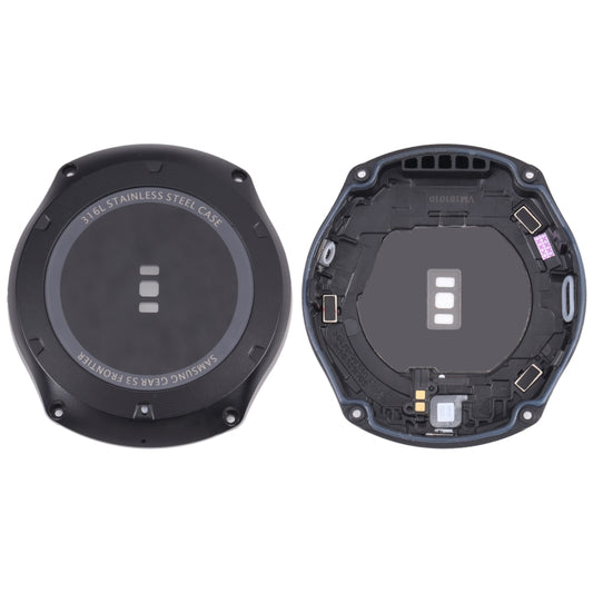 Rear Housing Cover with Glass Lens For Samsung Gear S3 Frontier SM-R760 (Black) - Spare Parts by buy2fix | Online Shopping UK | buy2fix