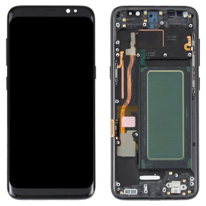 OLED LCD Screen For Samsung Galaxy S8 SM-G950 Digitizer Full Assembly with Frame - Repair & Spare Parts by buy2fix | Online Shopping UK | buy2fix